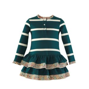 Vestido Niña Polo Rayas NelBlu 34/1404/V