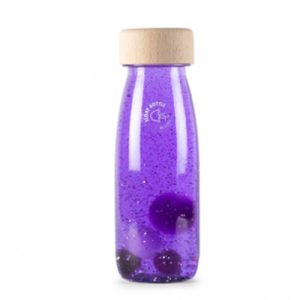 Botella sensorial Float Purple Petit Boum