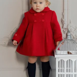 Abrigo bebe niña Rojo Miranda 0158