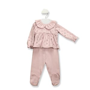 Conjunto Polaina + Camiseta Cuello Volante Friendly Babidu 54172