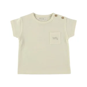 Camiseta con bolsillo Sand -TINY FISH
