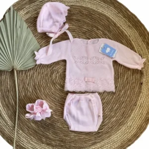 Conjunto 4 piezas perlé