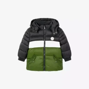 Chaquetón acolchado bloques