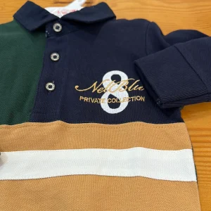 Polo bebe niño verde NelBlue 1106