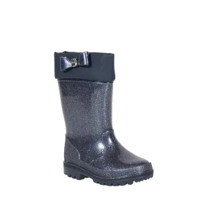 Botas de agua glitter marino