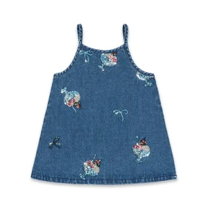 Vestido tejano con lentejuelas de Helados -KONGES SLØJD